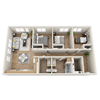 3 bed 2 bath A at Arbora Court, Washington