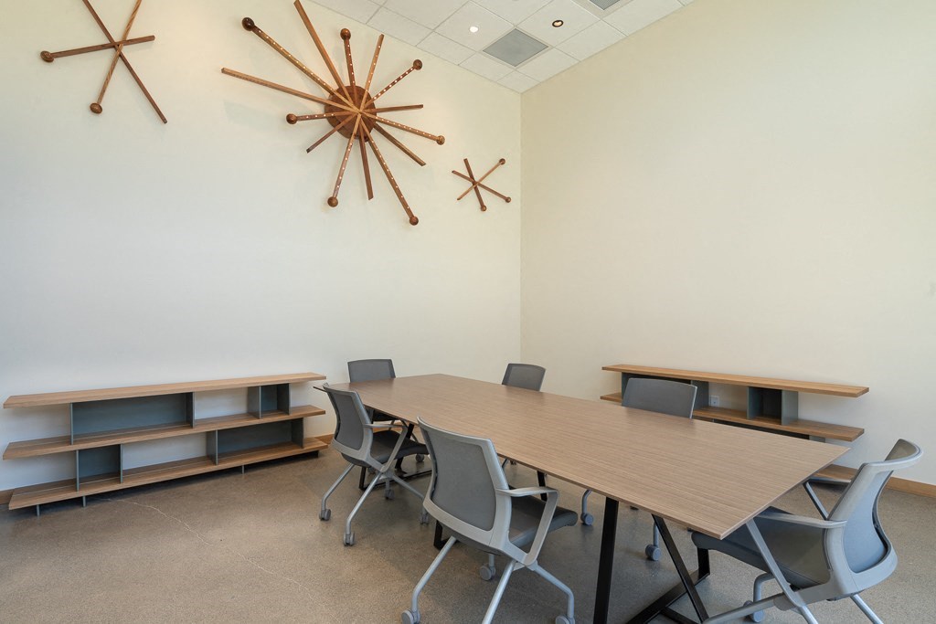 Chair and table at Cedar Crossing, Seattle, Washington