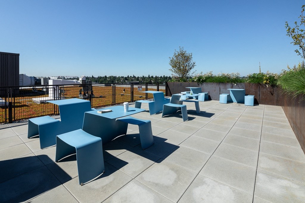Roof topat Cedar Crossing, Seattle, Washington