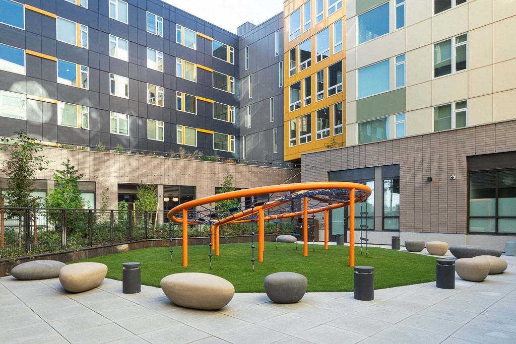 Play area outdoor at Cedar Crossing, Seattle, WA, 98115