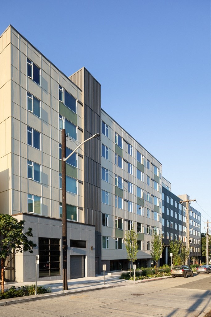 Street side at Cedar Crossing, Seattle, WA