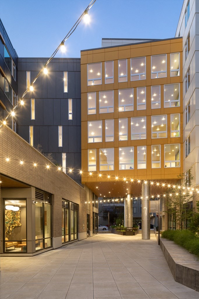 Night view at Cedar Crossing, Seattle, WA, 98115