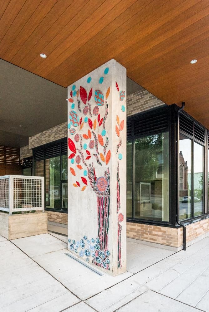 Entrance at Arbora Court, Seattle, 98105