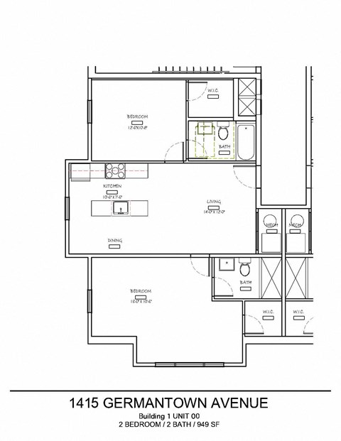 1413 Germantown Ave 1-2 Beds Apartment for Rent - Photo Gallery