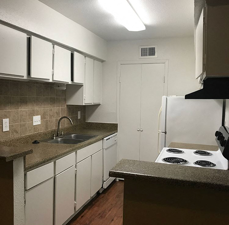 Great counter space.