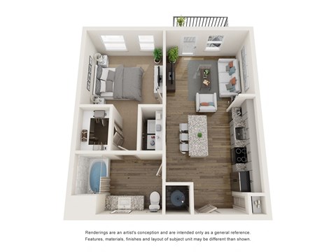 Sagemont Agate Floor Plan 3D