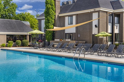 Hurstbourne Grand Apartments Louisville resort-inspired pool and expansive sundeck