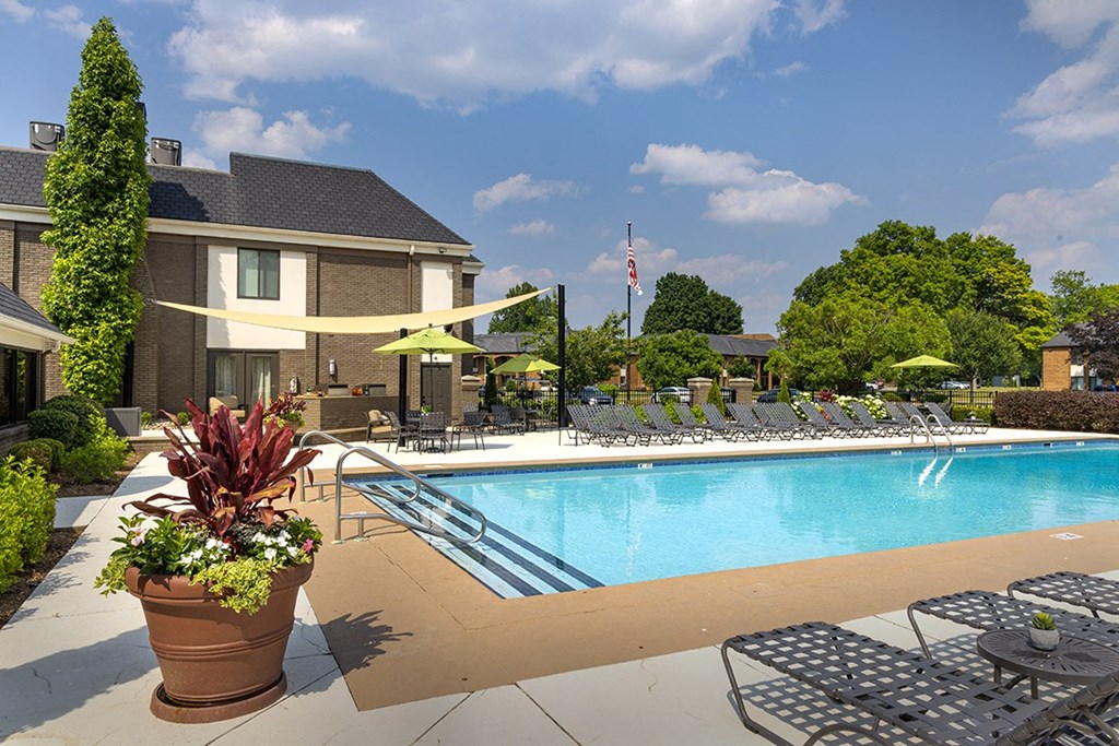 Hurstbourne Grand Apartments Louisville resort-inspired pool and expansive sundeck