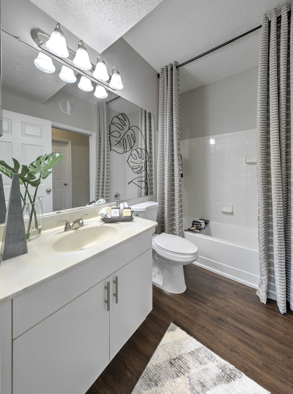 Sanford Lake's Edge Apartments spacious bathroom with large vanity