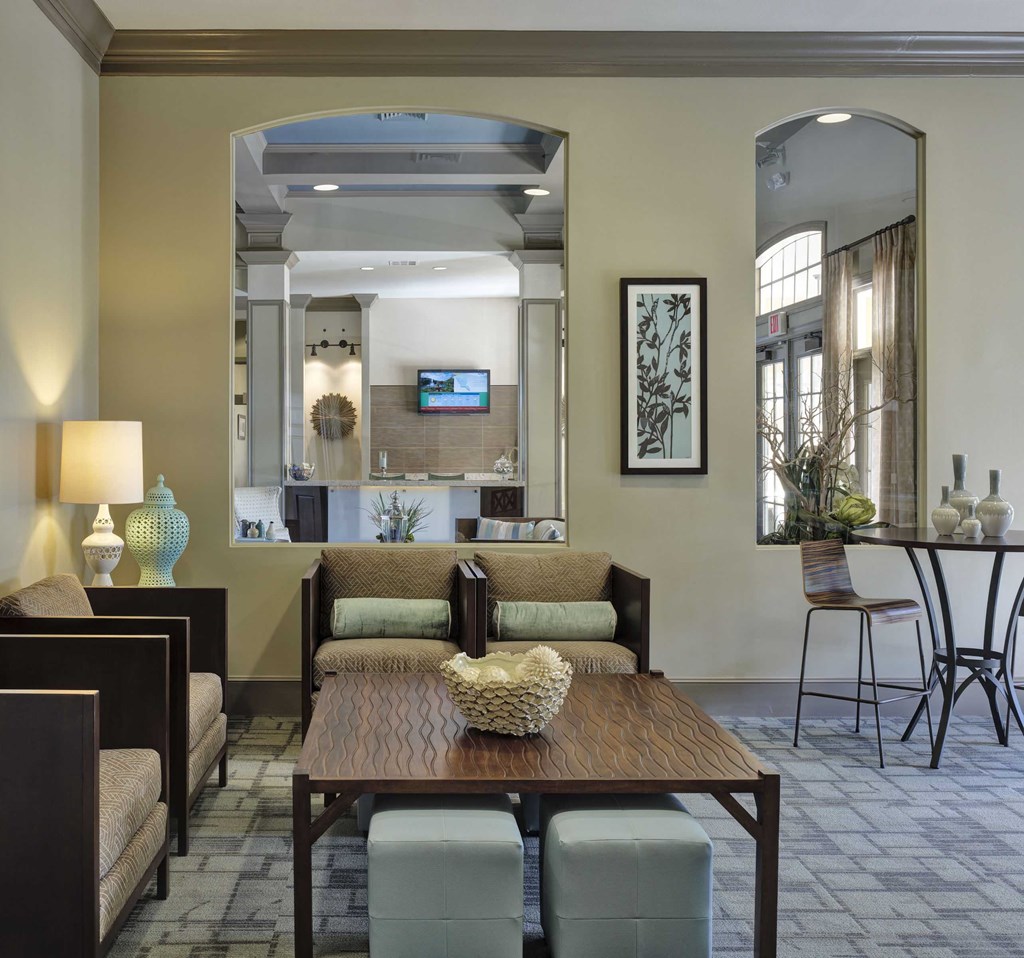 Sanford Lake's Edge Apartments resident lounge