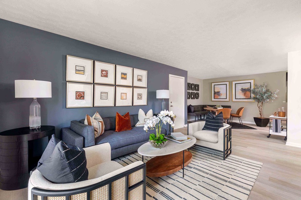 Louisville Kentucky Plainview Apartments Spacious Living Room