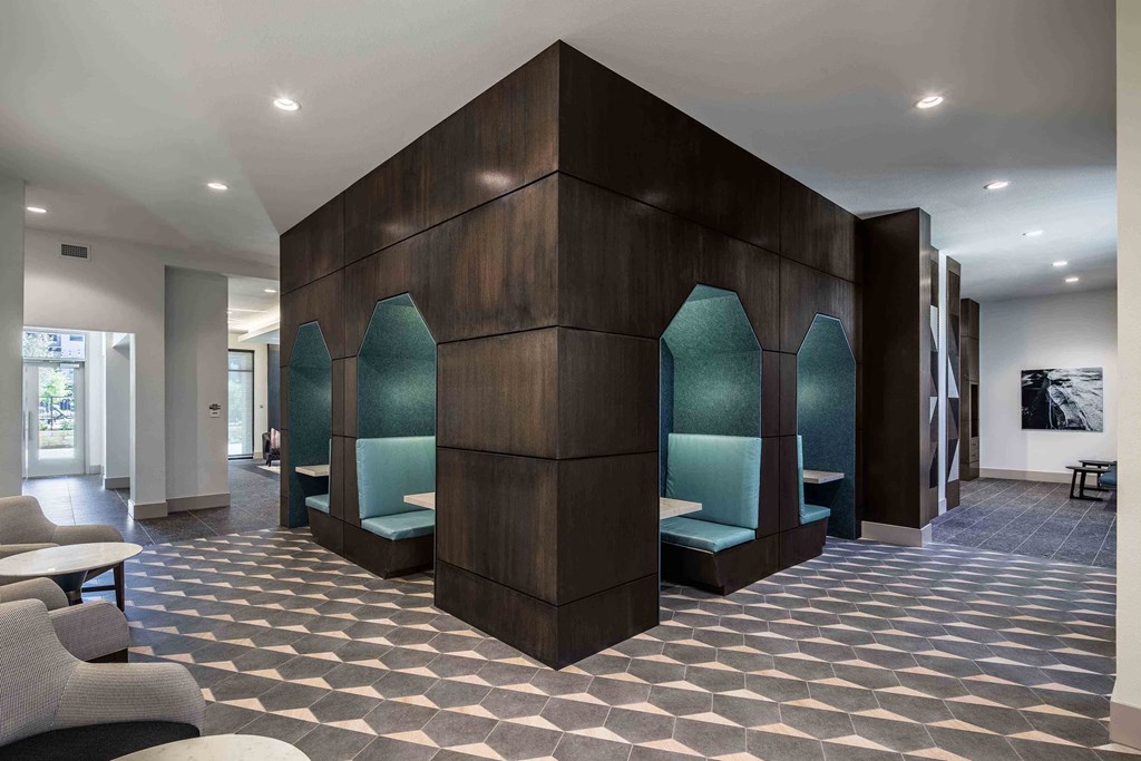 Sagemont Apartments Irving Texas Clubhouse Working Pod