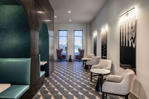 Sagemont Apartments Irving Texas Clubhouse Working Pod