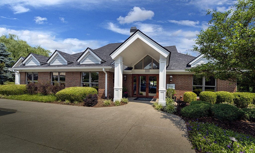The Willows Apartments Louisville leasing center entrance