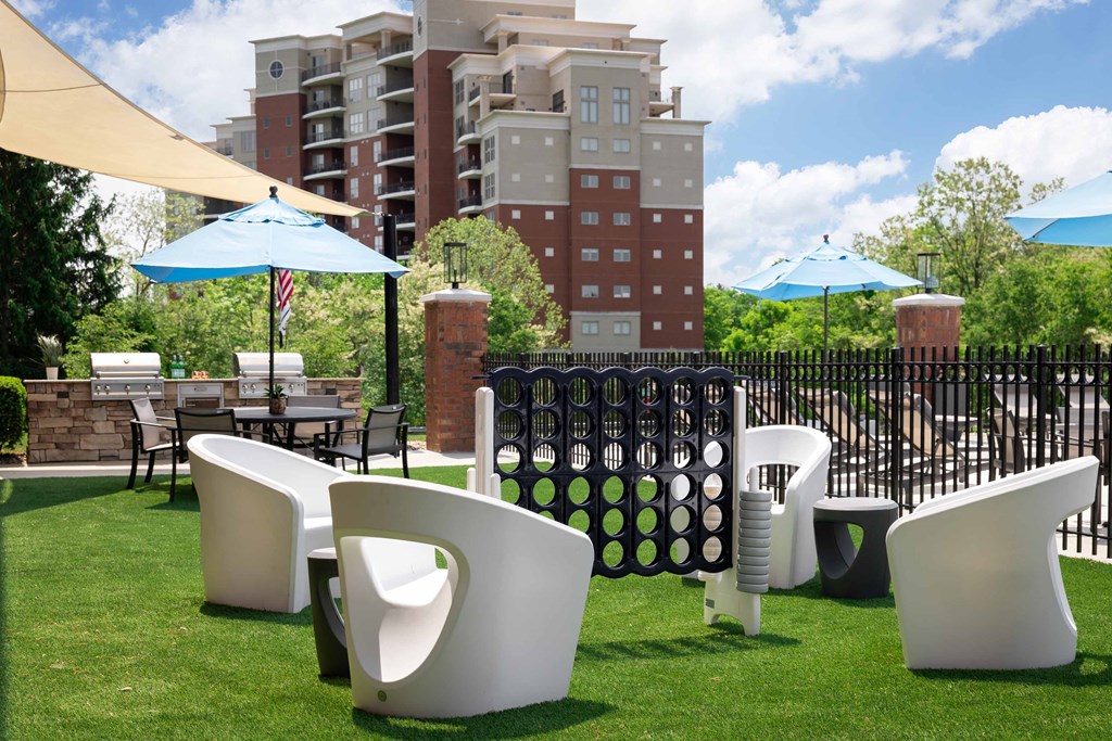 The Overlook at St. Thomas Apartments Louisville outdoor game area