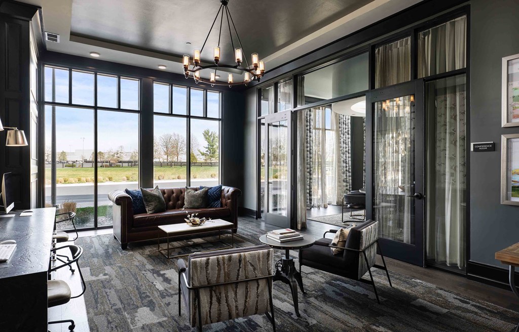 Upton Oxmoor Apartments Louisville shared workspace