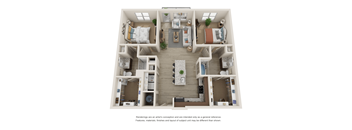 Westloop B1 and B1-2 Floor Plan