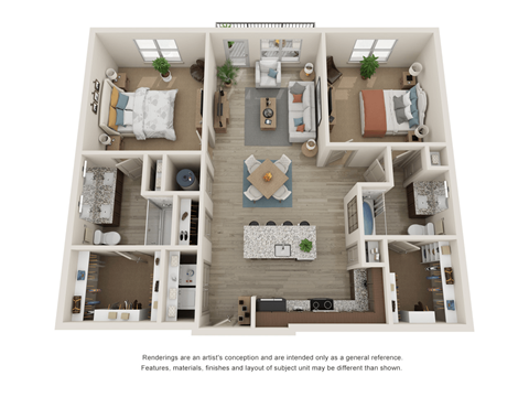 Westloop B2 and B2-2 Floor Plan