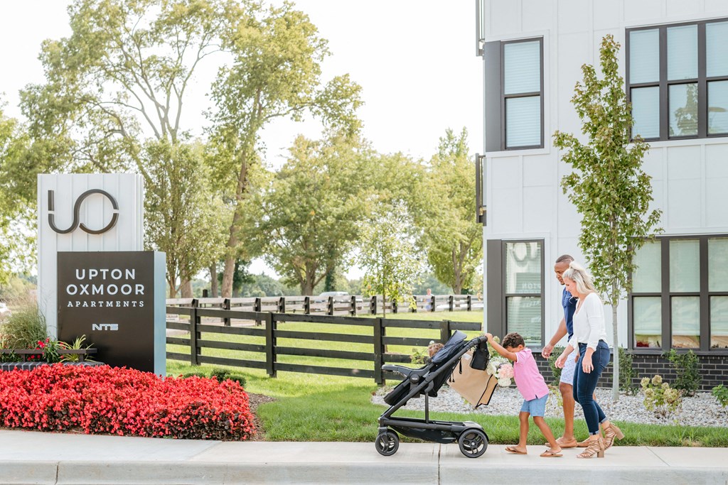 Upton Oxmoor Apartments Louisville community entrance