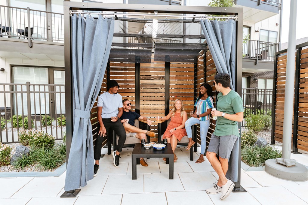 Upton Oxmoor Apartments Louisville poolside cabana