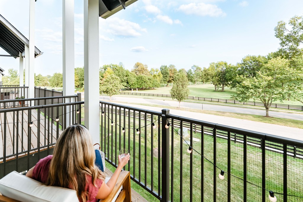 Upton Oxmoor Apartments Louisville balconies with beautiful views