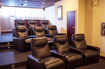 Theater room at Vista Condominiums, Kansas City, 66103