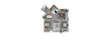 VISTA 05 Floorplan at Vista Condominiums, Kansas, 66103