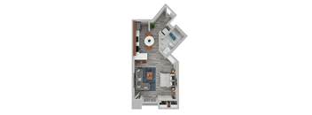 VISTA 06 Floorplan at Vista Condominiums, Kansas City, KS, 66103