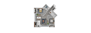 VISTA 08 Floorplan at Vista Condominiums, Kansas City, KS