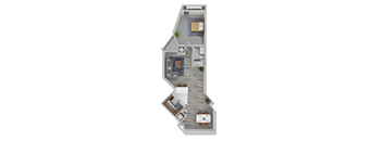 VISTA 12 Floorplan at Vista Condominiums, Kansas City