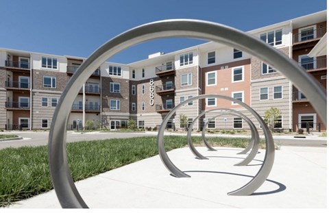 Exterior Building at Woodstone at Metro North Crossing Apartments, Kansas City, Missouri