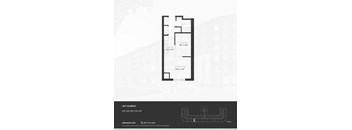 1AHi Floor Plan at The Woods at 180 Kanata Avenue Apartments, Ontario
