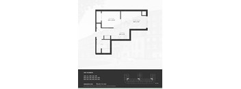 1Ci BF Floor Plan at The Woods at 180 Kanata Avenue Apartments, Kanata, ON K2T 0T4