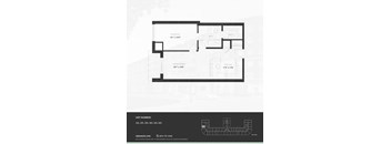 1KC Floor Plan at The Woods at 180 Kanata Avenue Apartments, Ontario, K2T 0T4