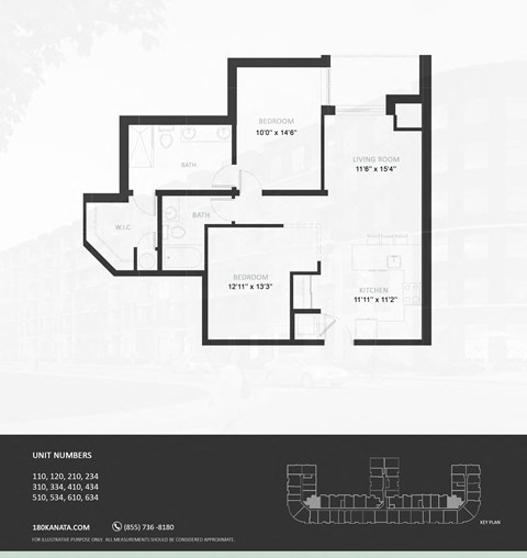 2Ci Floor Plan at The Woods at 180 Kanata Avenue, Ontario, K2K 3L9