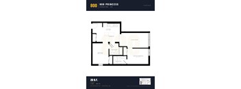 A floor plan for a 2000 square foot home in Kingston, ON.