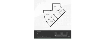 2Di Floor Plan at The Woods at 180 Kanata Avenue Apartments, Ontario, K2T 0T4