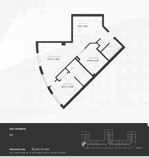 2Di Floor Plan at The Woods at 180 Kanata Avenue, Kanata, ON, K2K 3L9