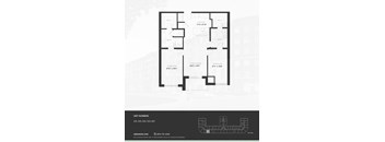 2EC Floor Plan at The Woods at 180 Kanata Avenue Apartments, Kanata, ON K2T 0T4