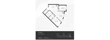 2FD Floor Plan at The Woods at 180 Kanata Avenue Apartments, Ontario