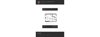 A brochure for Sante Apartments in Kingston, ON.