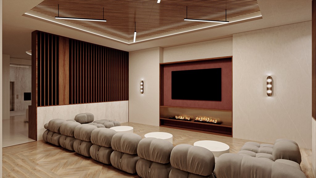 Living room at The Woods at 180 Kanata Avenue, Kanata, ON