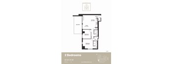 2K Floor Plan at 150 Marketplace, Ottawa, K2J 5R5