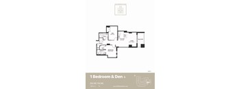 1W Floor Plan at 150 Marketplace, Ottawa, Ontario