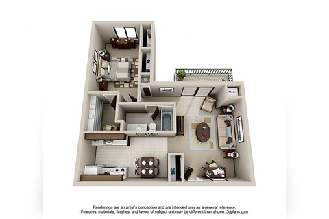 a floor plan is shown in this illustration