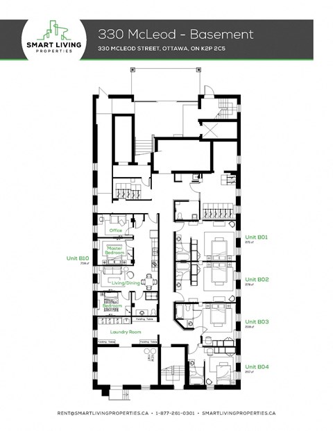 330 McLeod Street Studio-3 Beds Apartment, Student for Rent - Photo Gallery 7