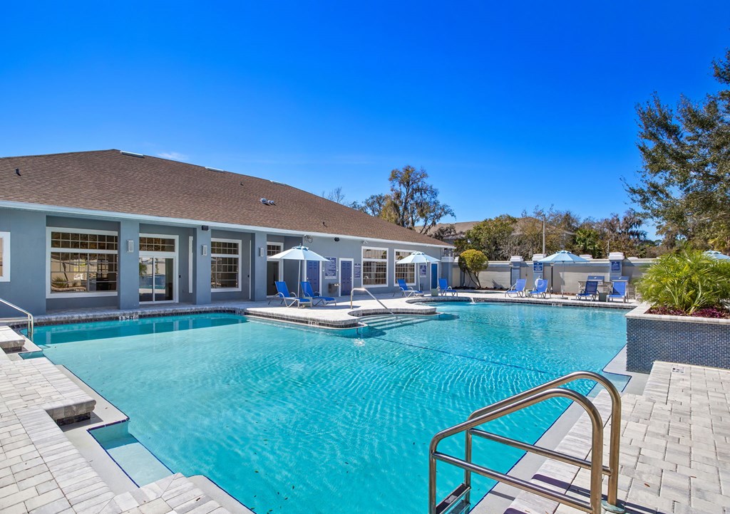 the swimming pool at our apartments at Reserve at Temple Terrace, Temple Terrace