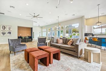 Resident Lounge Area with Games and Kitchenette at Reserve at Temple Terrace, Temple Terrace 
