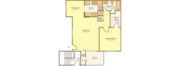ANDALUSIA Floor Plan at Madison Oaks Apartment Homes, LLC, Palm Harbor, FL