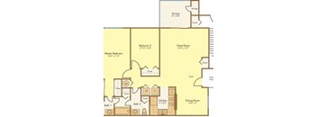CHAMPION Floor Plan at Madison Oaks Apartment Homes, LLC, Florida